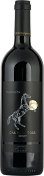 Das hohe Ross | Merlot, Flaschenfoto