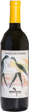 Nur die reifsten Beeren werden hier per Hand geerntet und in kleinen Holzfässern für mind. 20 Monate ausgebaut. Vielschichter und eleganter Sauvignon. Duftet nach Holunder, roten Beeren und einem Hauch von Anis. Am Gaumen verspielt und besonders extraktreich mit der Typischen salzigen Mineralität. Ideale Trinktemperatur 12 – 14 °C. Hervorragende Begleitung zu Speisen wie Fisch oder Käse.
lagerfähig 15 Jahre und mehr
Absolute Weltklasse!!!
Außergewönlicher Wein braucht auch ein außergewöhnliches Etikett: Maler Gerald Brettschuh