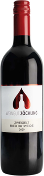 Foto von einer Flasche Zweigelt Ried Hutweide 2020