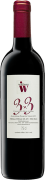 Weinflasche 3x3 Rouge von Niklaus Wittwer