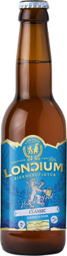 Ein BIO-Helles gebraut nach bayrischer Art mit 100% BIO-Aromahopfen, sowie BIO-Brau-gerste. Fein moussierend im Antrunk, spritzig, leicht fruchtig, sowie trocken im Abgang. Das einzige filtrierte Bier im Loncium-Sortiment.