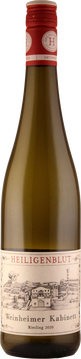 Flaschenfoto Weinheimer Kabinett Riesling 2020 Weingut Heiligenblut
