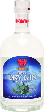 Brixx43 – Der Tiroler Dry Gin aus den Kitzbühler Alpen. Der Brixx43 Dry Gin wird traditionell in unseren kupfernen Brennkesseln destilliert. Feinster Weizenalkohol und kristallklares Wasser aus den Bergen verleihen diesem Gin den besonders weichen und milden Geschmack. Neben ordentlich Wacholder, und einer Komposition von 24 handverlesenen Botanicals aus der ganzen Welt und Bergheu aus dem Brixental, wird dieses Destillat zum komplexen Premium Dry Gin mit einer duftigen und frischen alpinen Note. Bester Genuss mit Tiroler Akzent, sowohl mit Tonicwater als auch im Cocktail.