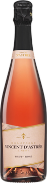Champagne Vincent d'Astrée Brut Rosé Flasche 0.75cl