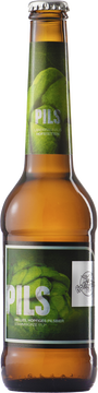 Mühlviertler Hopfen der Sorten Magnum, Aurora und Spalter Select als Naturhopfen prägen den Geschmack
dieses trockenen, würzigen Pilsbieres.