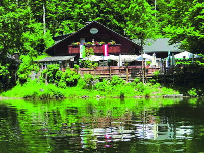 Die Fischerhütte am Toplitzsee