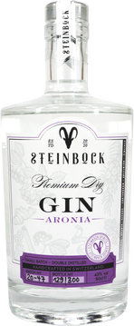 Steinbock Aronia - Premium Dry Gin
Produktfoto, frontal, freigestellt