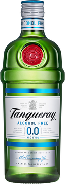 Tanqueray 0.0 % besteht wie Tanqueray London Dry aus vier hochwertigen Botanicals: kiefernartigem Wacholder, pfeffrigem Koriander, aromatischer Engelwurz und lieblichem Süßholz. Diese besondere Mischung ergibt den komplexen und unverkennbaren Geschmack mit der Wacholder und
Zitrusnote, für den Tanqueray berühmt ist.