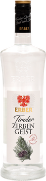 Die Zirbe, im Volksmund „Die Königin der Alpen“ genannt, ist überaus beliebt. Neben dem erfolgreichen Tiroler Zirbener 30 % von Erber, der "roten" Zirbe kommt jetzt ein „klarer“ Zirbengeist mit 38 %, auch die "weiße" Zirbe genannt.