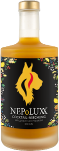 Der Nepoluxx mit 20% vol., natürlich mit zu 100% biologischen Zutaten. Eine neue und einzigartige Kreation in gemeinsamer Produktion von WoifGin und Destillerie Reif (NEPER)). Durch die Verfeinerung des Luxx Premium Bio Gin mit Kurkuma, Ingwer und erlesenenen Zutaten entsteht ein unverwechselbares Geschmackserlebnis. der Cocktail der jederzeit erfrischt.