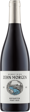 Der Weinberg Hofgarten ist geprägt von steinig sandigem Lehm mit Lössbeimengungen. Die Trauben wurden für fünf Tage einer Kaltmazeration unterzogen. Danach gärte der Wein spontan über vier Tage hinweg, wurde dann von der Maische genommen und vollendete seine Gärung in 500-Liter-Fässern aus zweiter Belegung. Nach 18 Monaten wurde der Pinot unfiltriert gefüllt.

Der Pinot Noir Hofgarten zeigt auf eine sehr bemerkenswerte Weise das große Potential für Pinot Noir an der Nahe. Was zunächst deutlich wird, ist der zwar durchaus präsente, aber subtile und elegante Holzeinsatz. Das Holz aus Zweitbelegung unterstützt die dunklen, aber immer frischen und saftigen Noten von Beeren und saftigen dunklen Kirschen. Dahinter liegt eine feine Würze von Trockenkräutern, einem Hauch von Zimtrinde und etwas trockenem Unterholz. Dabei bleibt der Wein immer hochtönig und sehr lebendig.

Dieses Lebendige wird auch am Gaumen deutlich, wo der Pinot Noir von einer klaren und präzisen Säurestruktur geleitet wird. Der Wein besitzt Kraft 