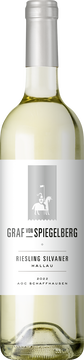 Graf von Spiegelberg Riesling-Silvaner

Sortentypische Muskataromen, Marzipan, Apfel, etwas Zitrus, Gewürznelken und Wiesenblumen