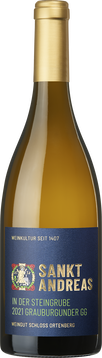 St. Andreas Grauburgunder GG In der Steingrube trocken 2021

Dieser Wein stammt aus dem Gewann „In der Steingrube“. Dieses ist eines der Filetstücke innerhalb unserer Monopollage „Andreasberg“. Diese reine Südlage umschließt unser Weingut und bildet mit Ihrer südlichen Exposition und dem Granitverwitterungsboden ein einmaliges Terroir. Ein kräftiger Burgunder. In der Nase reife Äpfel, Gewürznelken und ein Hauch Spekulatius. Ein Wein, der durch den Ausbau im 500 Liter Tonneaux-Fass in seiner jugend noch von intensiven Holznoten geprägt ist. Diese werden sich mit der Flaschenreife weiter in das wunderbare Aromenbild integrieren. Im Mund viel Druck und Fülle.