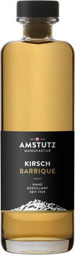 Von Hand destilliert aud den besten Kirschen des Jahres.Im Eichen-  Holzfass gelagert.
Purer Gnuss für Kenner und Geniesser.