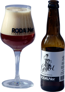 Rodauner Gigerl
Flasche und Glas