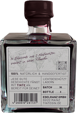 Tinte Gin Rückansicht