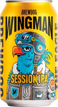 Der Adler ist gelandet! Der Wingman von Brewdog ist ein knackiges Session IPA mit sanften Aromen von tropischen Früchten, Pinienharz und Zitrusnoten. Ein erfrischendes Bier mit super Drinkability, perfekt für Tag und Nacht.