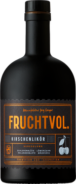FRUCHTVOL -
doppelt destillierte edle Bio Brände der Traube werden kombiniert mit ausgesuchten vollreifen Früchten und handwerklich balanciert mit Kräutern, Blüten und Gewürzen.
 
Kräftige opulente Kirsche verfeinert mit dem Duft der Frühlingsblüten von Schlehe, Löwenzahn und Holunder.
 
GERUCH/GESCHMACK: Marzipanduft, kräftige Süße, vollmundig, schokoladig, cremig
