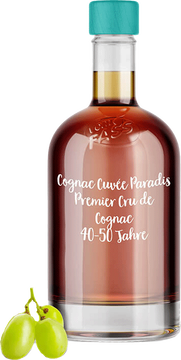 Cognac Cuvée Paradis, Premier Cru de Cognac 40 Jahre