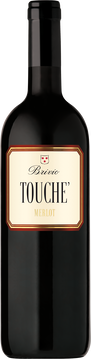 REBSORTE: Merlot

WEINAUSBAU: Traditionelle
Kelterung in Edelstahltanks mit
einer Maischestandzeit von 12 - 14
Tagen bei 28° - 30°C. Der Wein
reift 12 Monaten in zweijährigen Schweizer Barriques.(Tessiner Eiche aus dem Onsernonetal, zusammen- gestellt in der Schweiz) 

ALKOHOLGEHALT: 13% Vol.

FARBE: Intensives und sattes
Rubinrot.

BOUQUET: Vielschichtig,
harmonisch und von guter Intensität.
Mit Fruchtnoten von schwarzen
Beeren wie Heidelbeeren und
Brombeeren, sowie Röstaromen von
Lakritz und leichten Gewürznoten. 

GESCHMACK: Weich und fruchtig.
Frisch, reich, von guter Struktur. Mit
reifen, saftigen Gerbstoffen und
einem langen harmonischen Abgang.   

SERVIERTEMPERATUR: 16 - 18 °C

LAGERFÄHIGKEIT: Der Touché
2022 entwickelt seinen vollen
Charakter ab Herbst 2024; bei
optimaler Lagerung wird er bis 2030
und darüber hinaus seinen vollen
Ausdruck behalten.