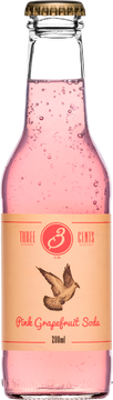 Three Cents Pink Grapefruit Soda