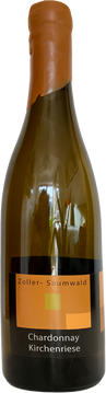 Etikett Charonnay Kirchenriese 2020 Weinbau Zoller-Saumwald