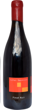 Weinetikett Pinot Noir 2022 - Weinbau Zoller-Saumwald