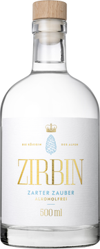 ZIRBIN Zarter Zauber alkoholfrei - Frontetikett