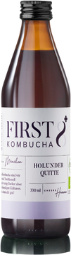 FIRST8 Holunder Quitte Freisteller Flasche