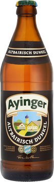 Ayinger Altbairisch Dunkel
Untergäriges, dunkles Exportbier Alkoholgehalt: 5,0 % Stammwürze: 12,8 °