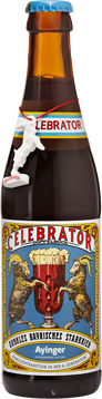 Ayinger Celebrator Doppelbock
Untergäriger, dunkler Doppelbock Alkoholgehalt: 6,7 % Stammwürze: 18,5 °