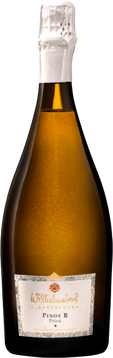 Stammt zu gleichen Teilen aus weißgekelterten Pinot Noir - und Pinot Blanc-Trauben. Die auf Muschelkalk gepflanzten Reben beanspruchen gute, warme Lagen um als Sekt die Vielschichtigkeit und Tiefe entwickeln zu können.