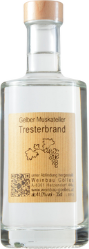 Flasche Gelber Muskateller Tresterbrand