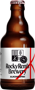 0,33 l braune Glasflaschen im ikonischen Rocky Rem Style, gefüllt mit Gebirgswasser, Gerstenmalz, Hopfen, Hefe, die in einer felsigen Talebene des Wilden Kaisers in Ellmau zu einem feinen Vollbier gereift sind. Naturbelassen, ungefiltert und mit 0,0 % Alkohol Volumenprozent, verlassen sie frisch prickelnd Rocky Rem’s Brewery.