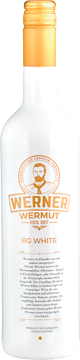 Die Basis des Werner RG White ist ein hochwertiger reinsortiger Riesling. Mit einer kräftigen, goldgelben Farbe präsentiert sich der Werner Wermut im Glas. Schon im Geruch findet man einen komplexen Mix von heimischen und exotischen Früchten sowie feinste Kräuteraromen. Im Geschmack verbinden sich diese komplexen Aromen mit der edlen, feinbitteren Note des Wermutkrauts. Elegant, frisch und feinfruchtig, hier schmeckt man immer noch den Riesling. 
Ein Hochgenuss pur auf Eis oder mit einem Schuss Tonic.
