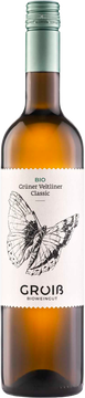 klassisch vinifizierter Grüner Veltliner, Zitrus-und Apfelaromatik;