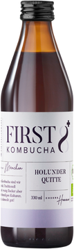 FIRST8 Raw Kombucha - Holunder Quitte