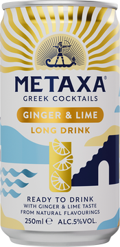 Metaxa RTD Ginger & Lime