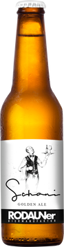 Rodauner Schani 
Golden Ale 4,2%
Bild 0,33l Flasche