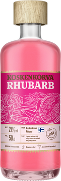 Der Koskenkorva Rhubarb ist ein saftiger und vollmundiger Fruchtlikör mit natürlichen Rhabarber- und Granatapfelaromen. Die Kombination aus fruchtiger Süsse und ausgewogener Säure sorgt für ein lebendiges, erfrischendes Geschmacksprofil.

Hergestellt wird der Likör auf Basis von Koskenkorva Vodka aus dem gleichnamigen finnischen Dorf, verfeinert mit natürlichen Rhabarber- und Granatapfelaromen.

Am Gaumen zeigt sich der Likör süss und saftig mit einer harmonischen Balance zwischen Frucht und Säure. Gut gekühlt serviert entfaltet er seine Frische besonders gut.