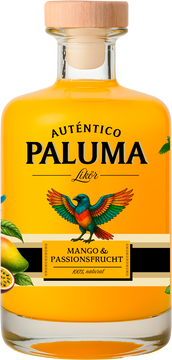 Paluma ist ein natürlich ausgewogener Schweizer Likör aus sonnengereiften Passionsfrüchten und Mangos mit 30 % Fruchtanteil.

Er vereint harmonisch die spritzige Frische der Passionsfrucht mit der sanften Süße der Mango und kreiert so ein lebendiges und zugleich elegantes tropisches Geschmacksprofil.

→ Nase: Reife Mango, frische Passionsfrucht und ein Hauch von Zitrusfrüchten

→ Gaumen: Weich und lebendig mit einer perfekten Balance aus tropischer Süße und spritziger Säure

→ Abgang: Lang, weich und erfrischend mit anhaltenden Noten von Mango und spritziger Passionsfrucht.