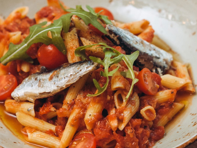 Pasta: Sardinian Style Penne with Tuna and Sardines
