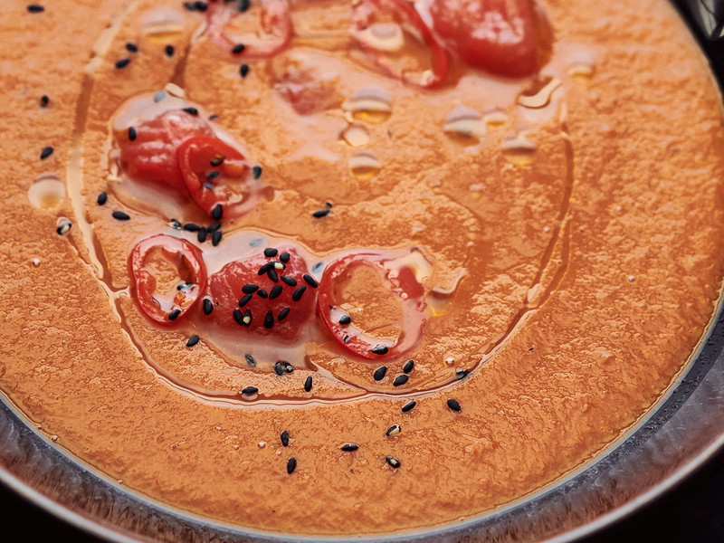 Cherry Tomato&nbsp;and Turmeric Soup