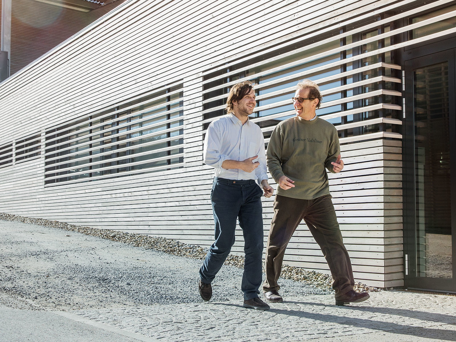 Vincent und Willi Bründlmayer präsentierten den besten Riesling.