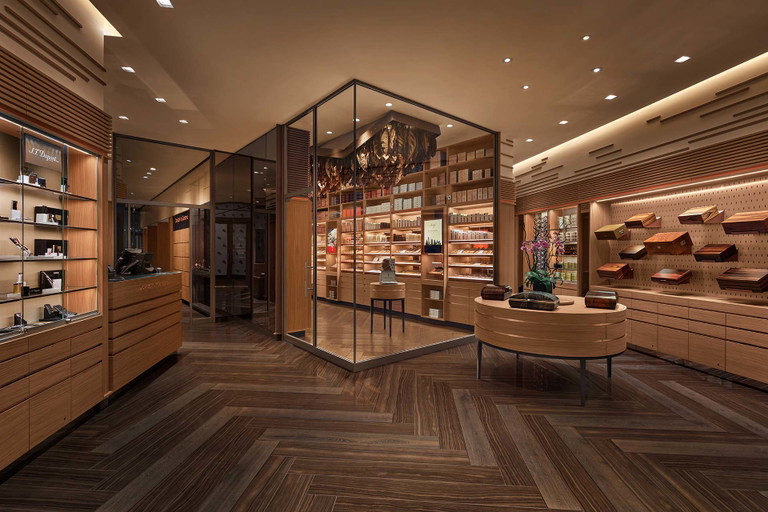 Zigarrenverkaufsraum im&nbsp;«Davidoff of Geneva - since 1911» in Manhattan