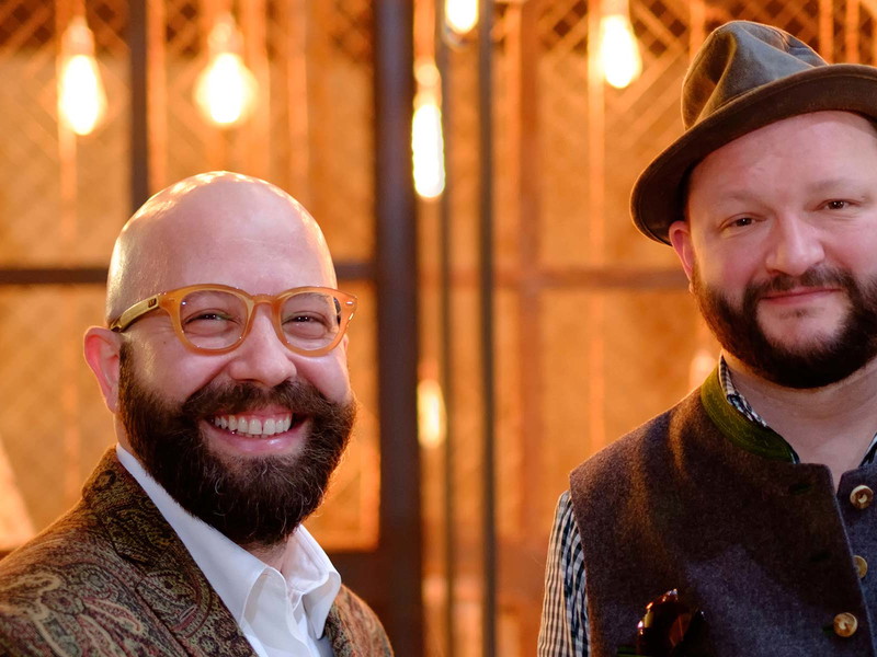 »Blue Mustard« Companions: Vahe Hovaguimian (Patron) und Alexander Mayer (Küchenchef)