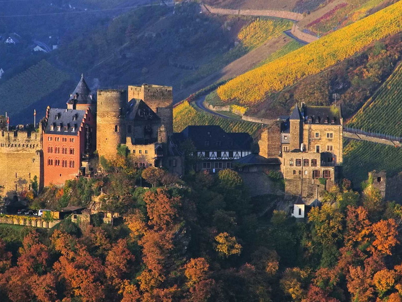 Burghotel und Restaurant »Auf Schönburg« in Oberwesel im Mittelrhein.