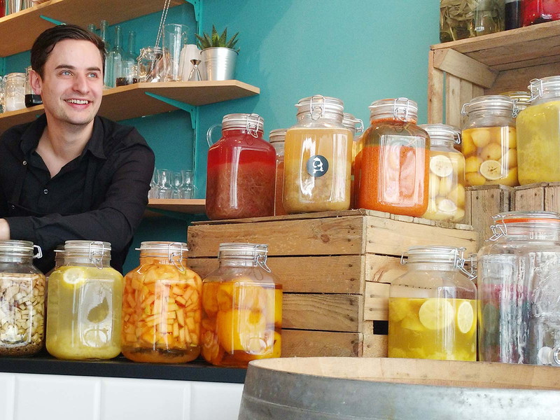 Hubert Peter in der »Barrikade«
