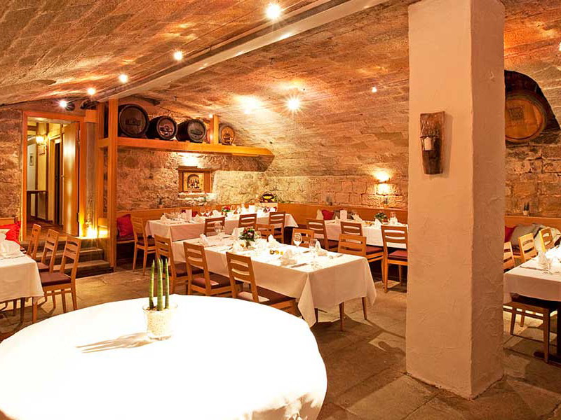 Der Weinkeller im Gasthaus »Lamm Hebsack« in Remshalden.