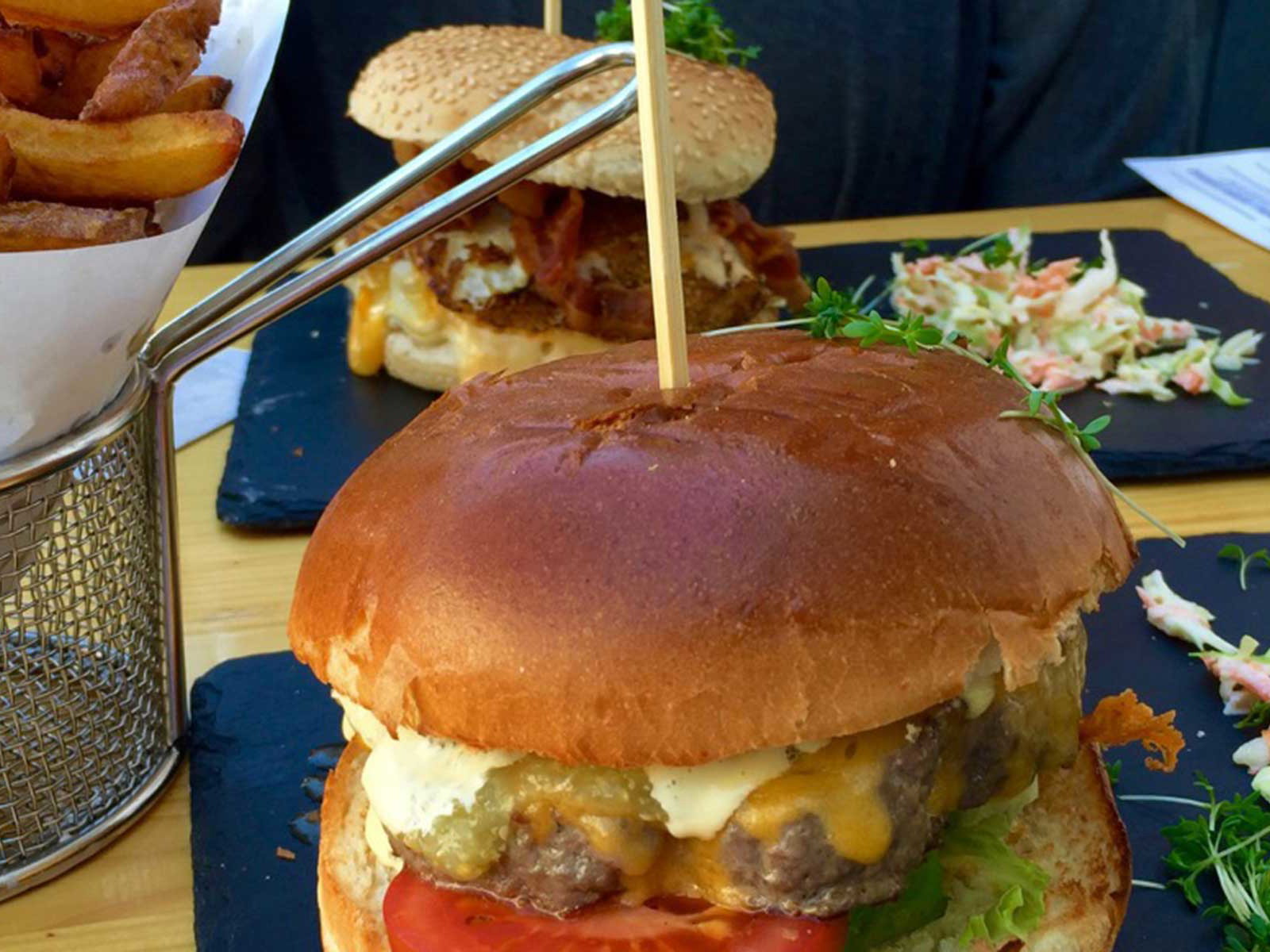 Most Wanted Burger.
